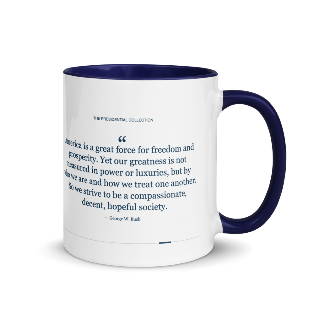 George W. Bush (Color Mug), the other side